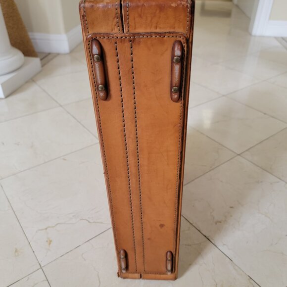HARTMANN Leather Briefcase Attaché Vintage Authentic - Picture 4 of 16